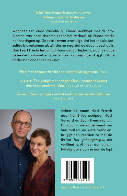 Donderdagskinderen / Frieda Klein / 4 achterkant