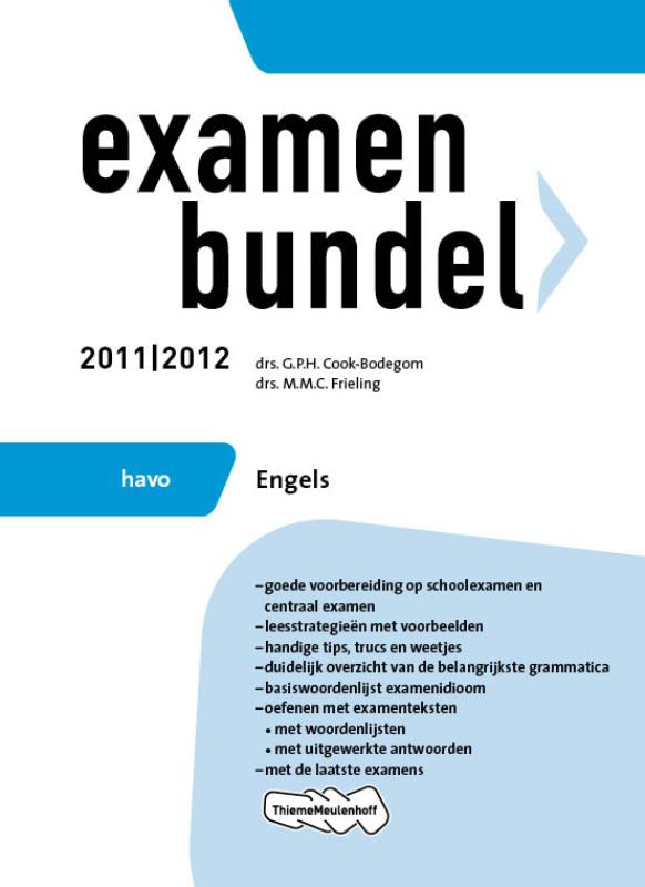 Examenbundel 2011/2012 Engels Havo