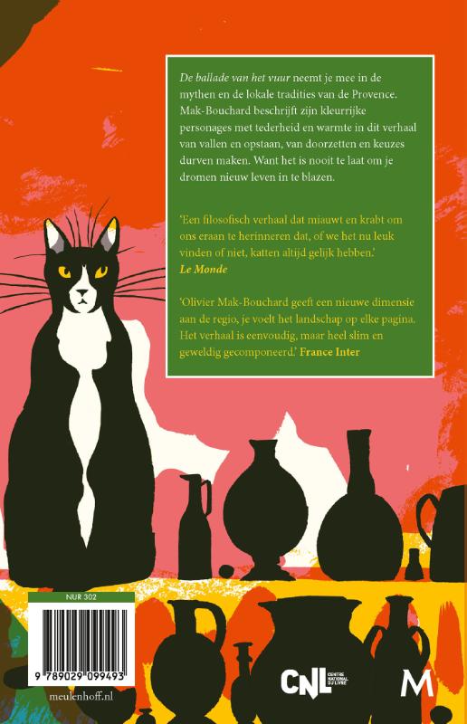 De ballade van het vuur achterkant