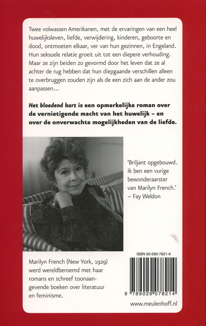 Het bloedend hart achterkant