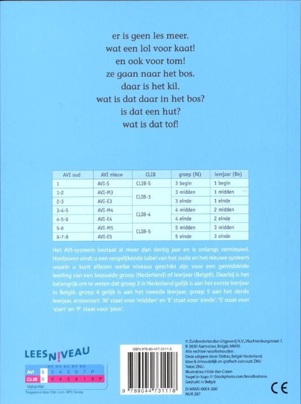 Een hut in het bos / Tijd voor een boek Een hut in het bos / Tijd voor een boek achterkant