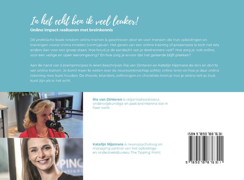 In het echt ben ik veel leuker! In het echt ben ik veel leuker! achterkant