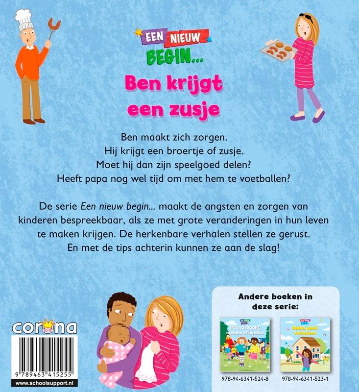 Ben krijgt een zusje / Een nieuw begin... achterkant