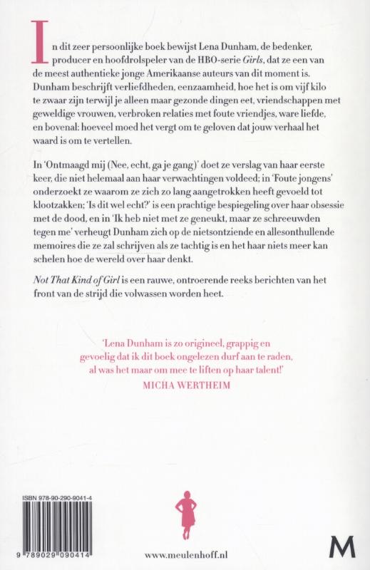 Not That Kind of Girl achterkant