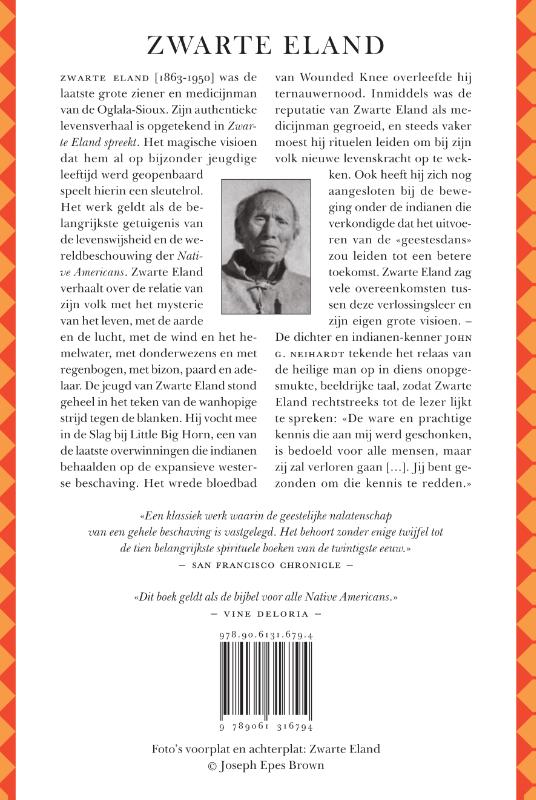 Zwarte Eland spreekt achterkant