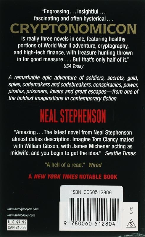 Cryptonomicon achterkant