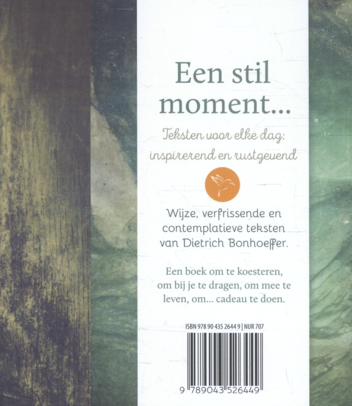 Bonhoeffer / Een stil moment achterkant