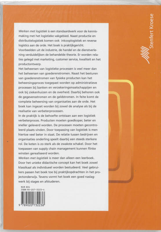 Werken met logistiek Werken met logistiek achterkant