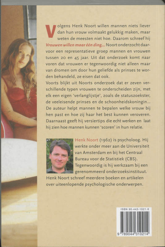 VROUWEN WILLEN MAAR EEN DING Vrouwen Willen Maar Een Ding achterkant