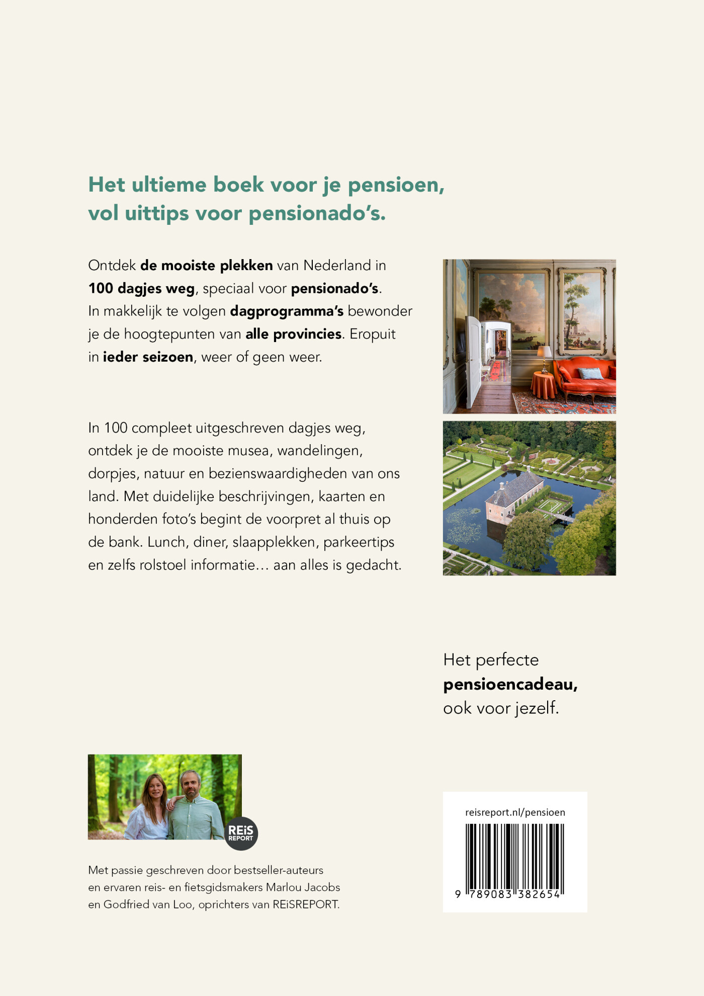 De 100 leukste dagjes weg voor pensionado's achterkant