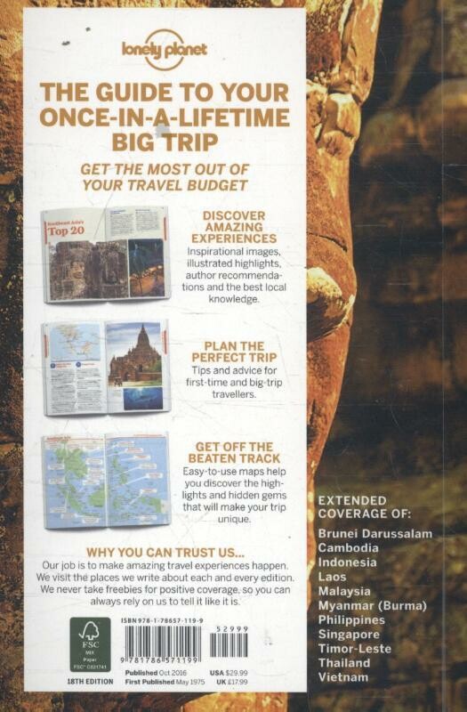 Southeast Asia on a shoestring achterkant