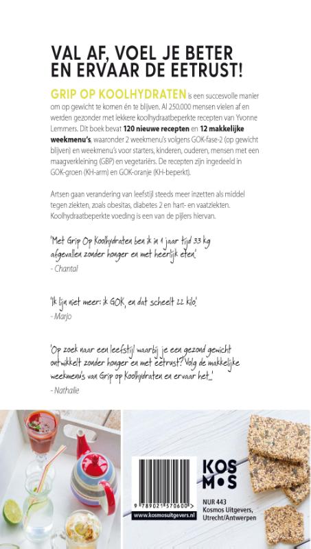 Grip op koolhydraten / GOK Grip op koolhydraten / GOK achterkant