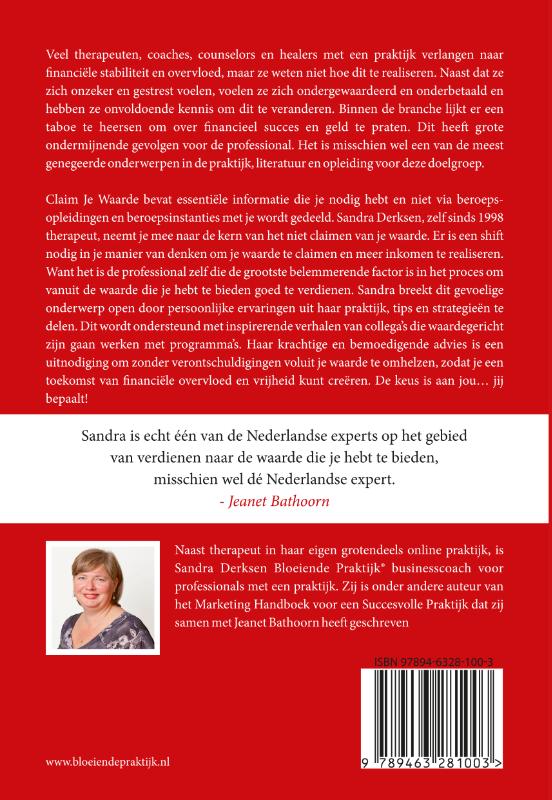 Claim je waarde achterkant