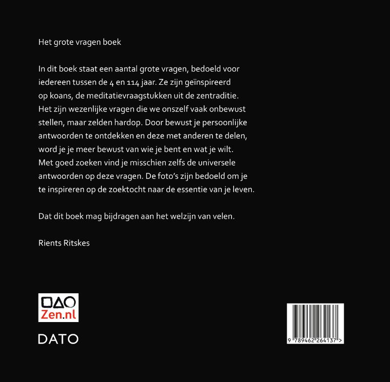 Het grote vragen boek Het grote vragen boek achterkant