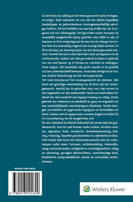 Zwaartepunten van het vermogensrecht Zwaartepunten van het vermogensrecht achterkant