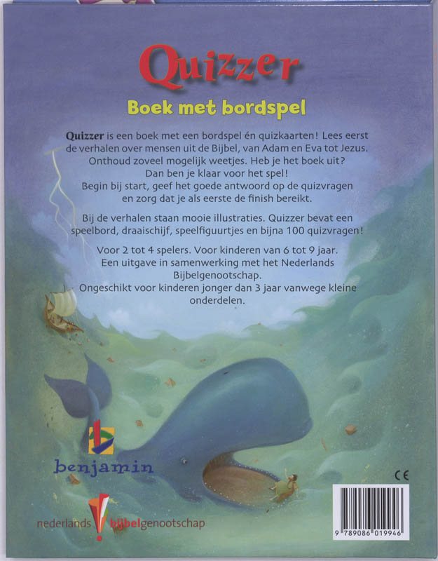 QUIZZER BOEK MET BORDSPEL achterkant