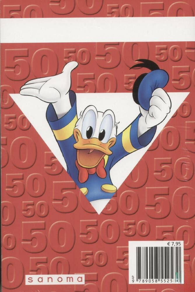 Dubbelpocket  Donald Duck achterkant