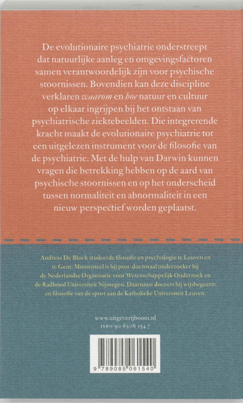 Waanzin en natuur / Psychiatrie en filosofie / 5 achterkant