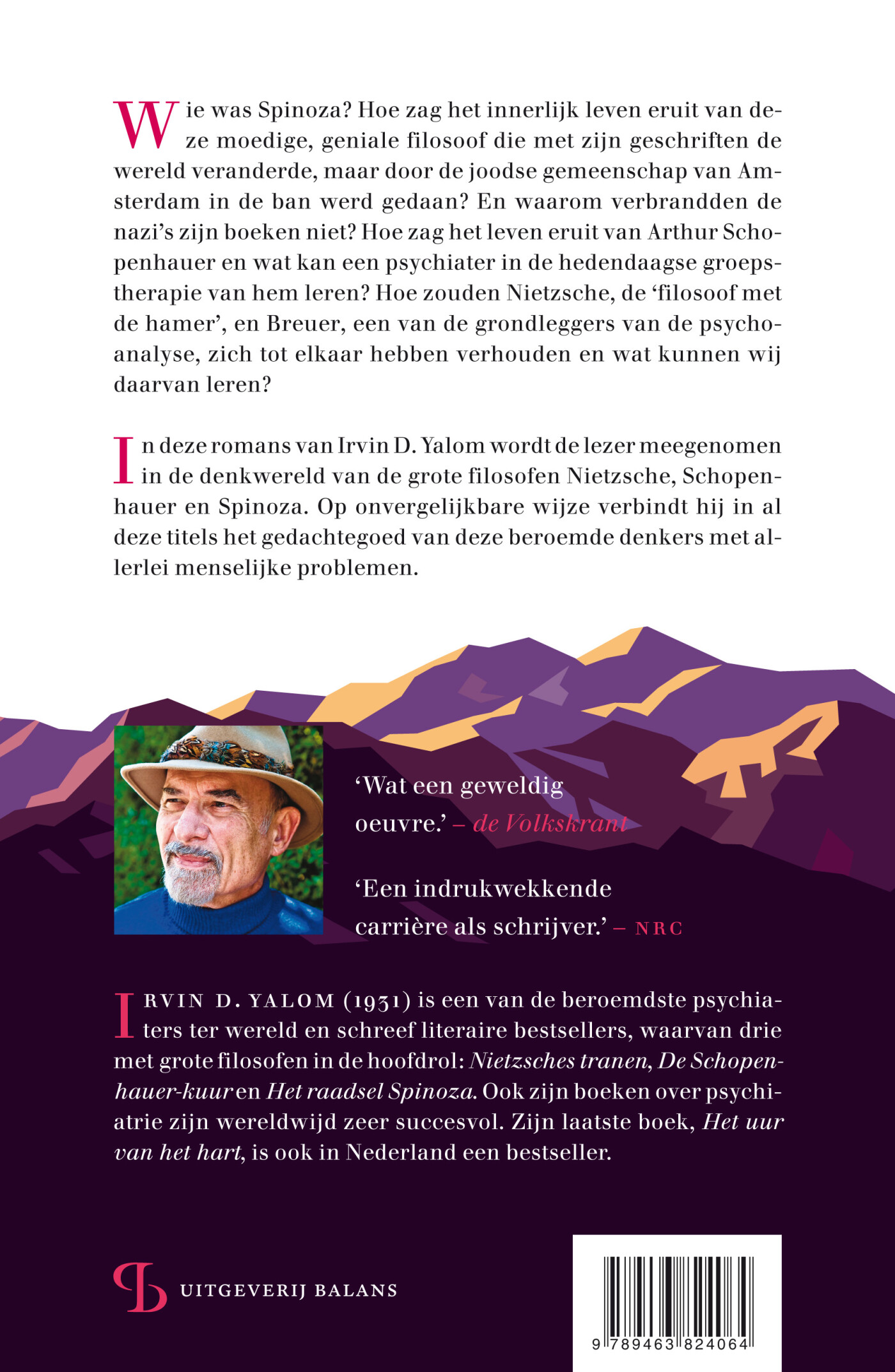 De filosofische romans achterkant