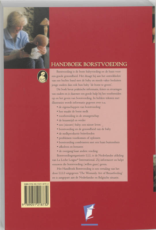 Handboek Borstvoeding achterkant