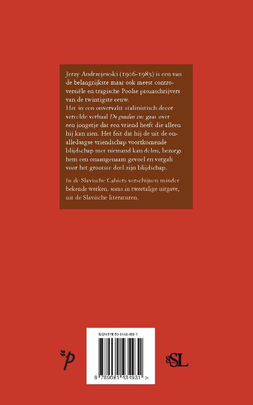 Slavische Cahiers 43 - De gouden vos Slavische Cahiers 43 - De gouden vos achterkant