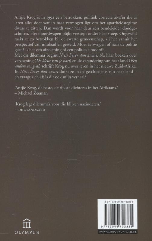 Niets liever dan zwart achterkant