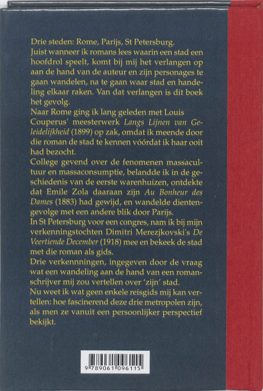 Miniaturen reeks 23 - Rome, Parijs, St. Petersburg: geschreven steden achterkant