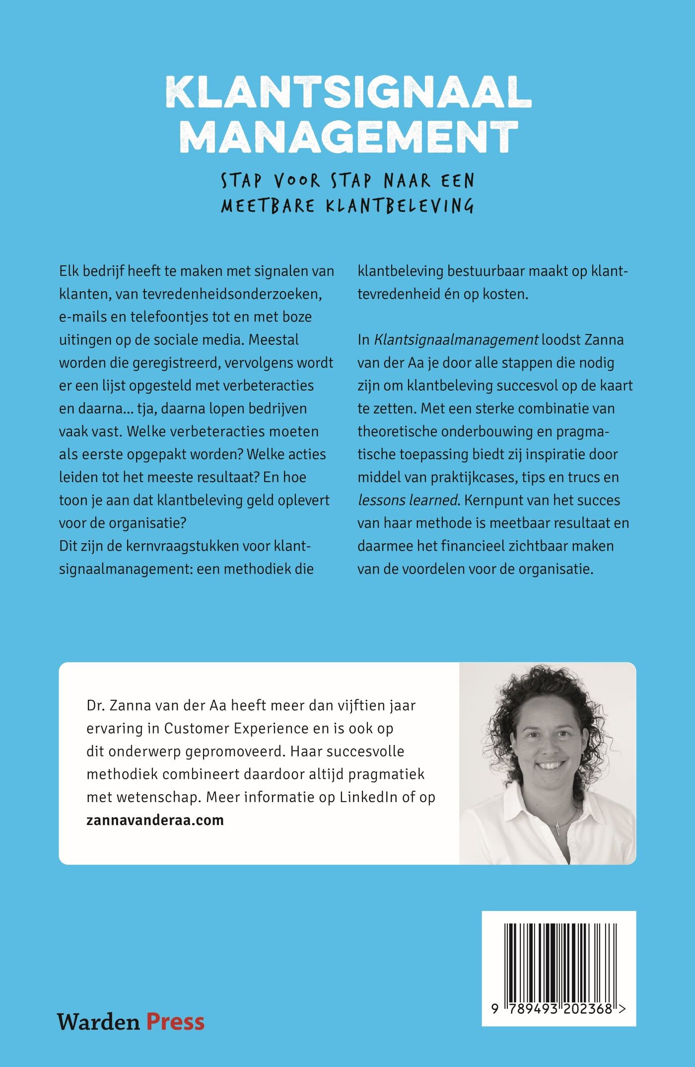 Klantsignaalmanagement achterkant