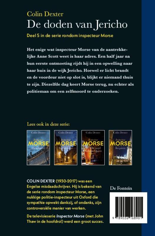 De doden van Jericho / Inspecteur Morse / 5 achterkant