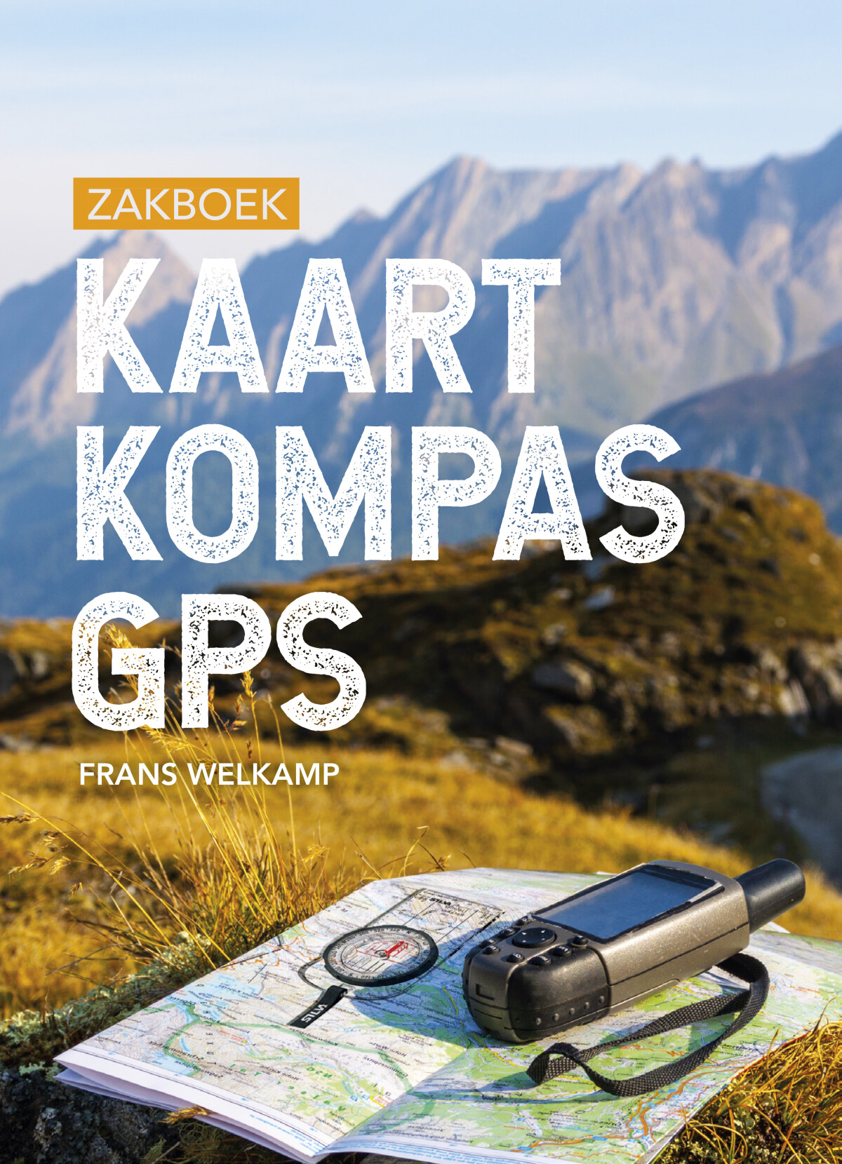 Zakboek kaart, kompas, GPS
