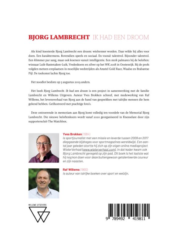 Bjorg Lambrecht - Ik had een droom achterkant