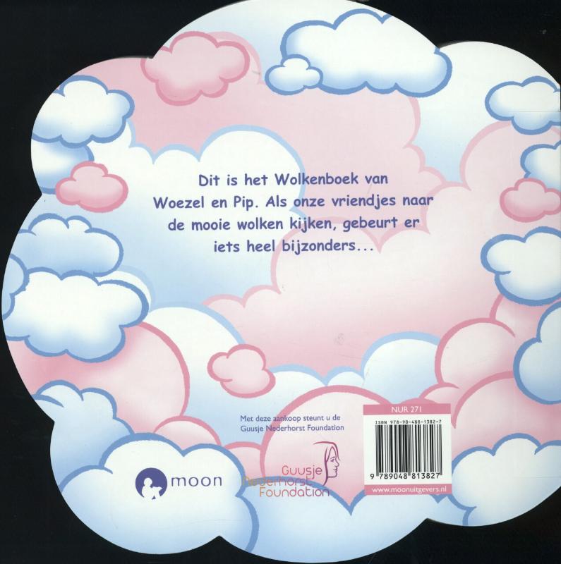 Wolkenboek / Woezel & Pip achterkant