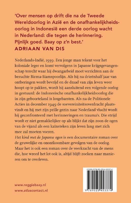 Het kind met de Japanse ogen achterkant