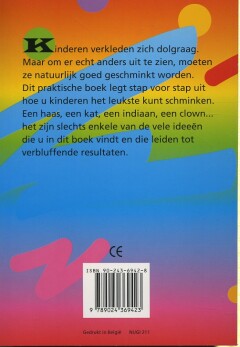 Kinderen schminken achterkant