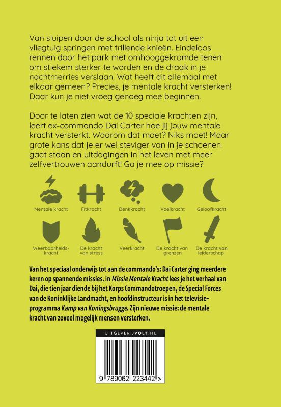 Missie mentale kracht achterkant