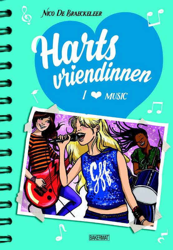boekenbalie_9789059243033_cover I love music / Hartsvriendinnen / 0