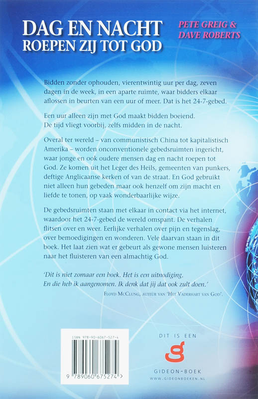 DAG EN NACHT ROEPEN ZIJ TOT GOD DAG EN NACHT ROEPEN ZIJ TOT GOD achterkant