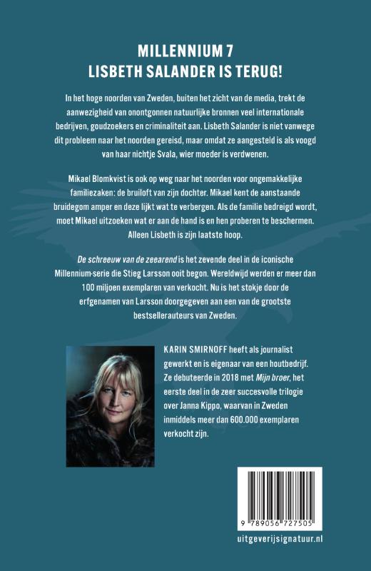 De schreeuw van de zeearend / Millennium / 7 De schreeuw van de zeearend / Millennium / 7 achterkant