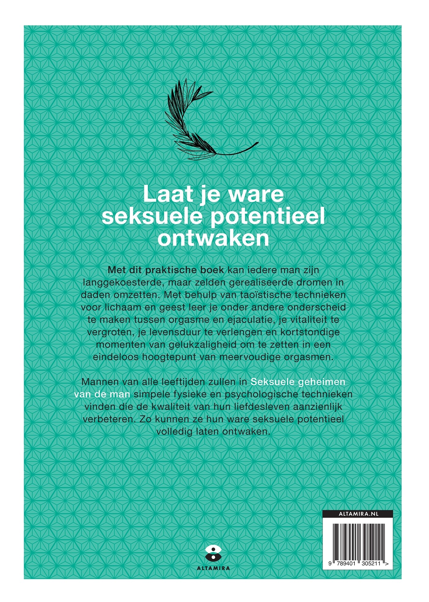 Seksuele geheimen van de man achterkant