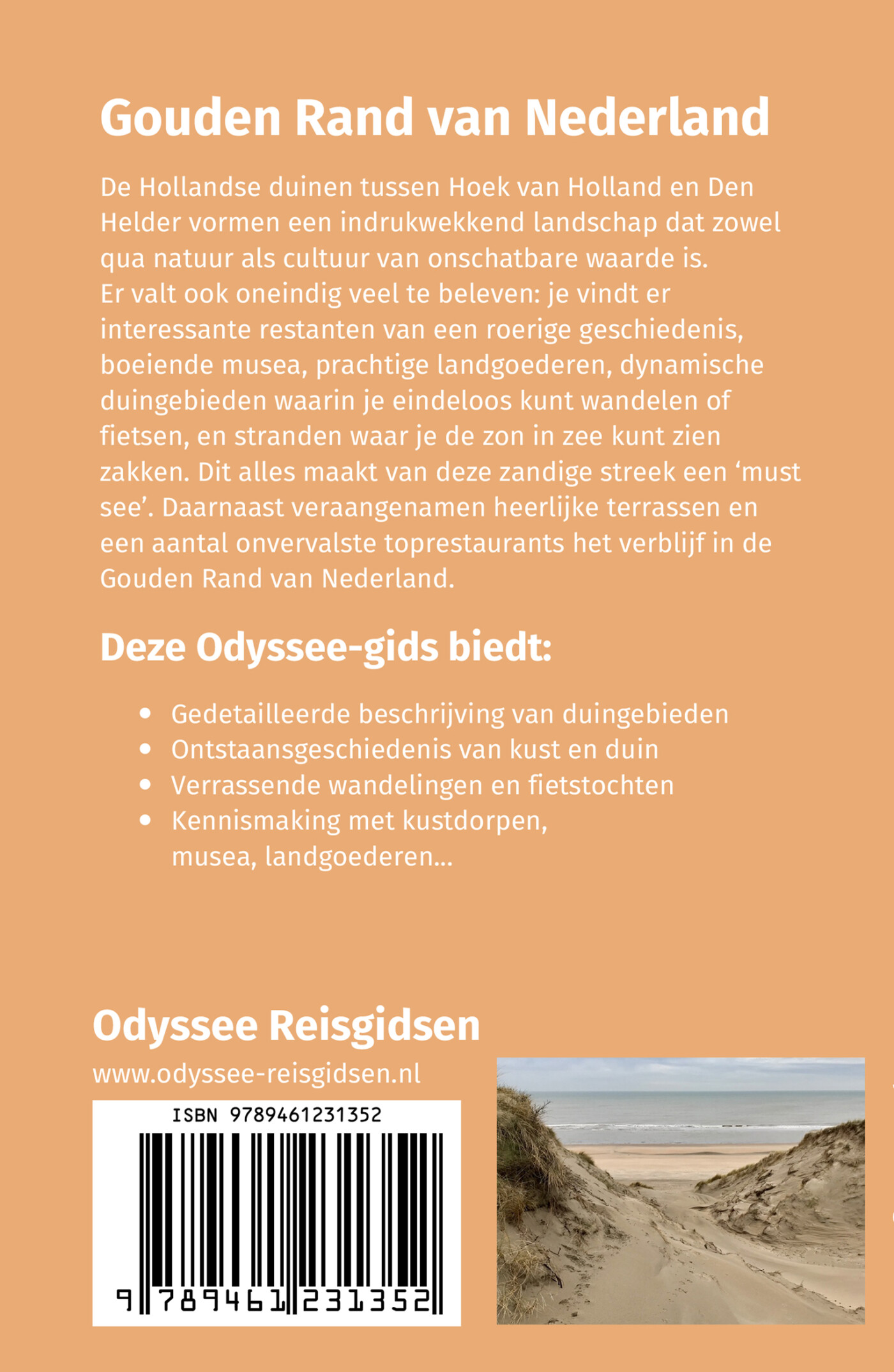 Hollandse duinen / Odyssee reisgidsen achterkant