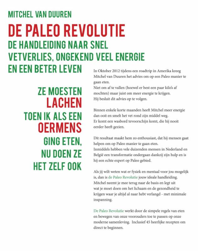 De paleorevolutie De paleorevolutie achterkant