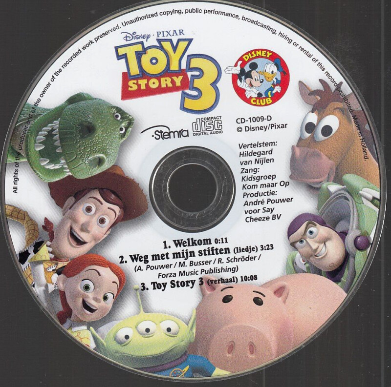 Toy Story 3 (+ CD) / Disney Boekenclub achterkant