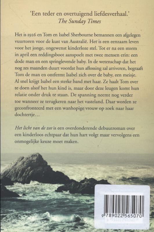 Het licht van de zee Het licht van de zee achterkant