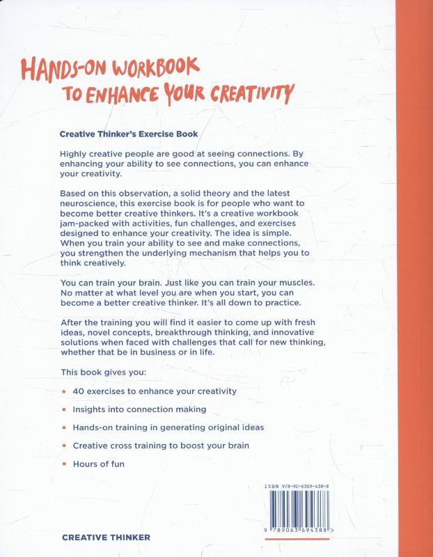 Creative thinker's exercise book achterkant