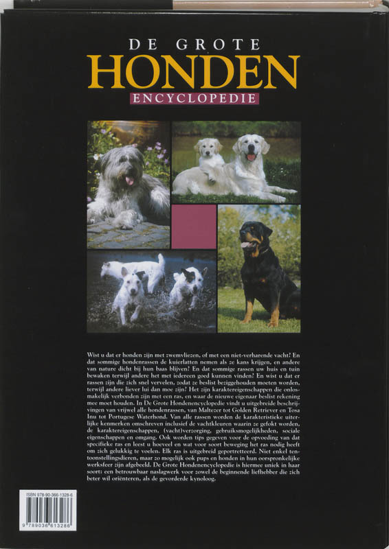 De grote honden encyclopedie achterkant