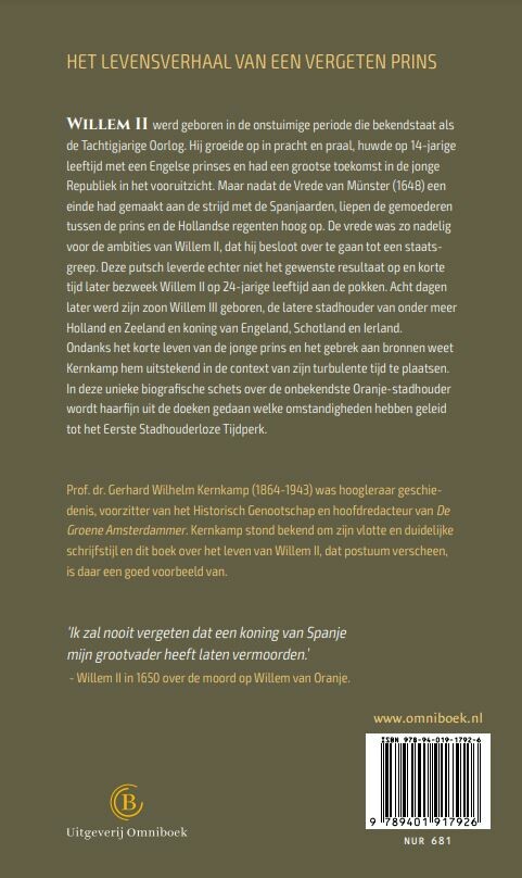 Prins Willem II achterkant