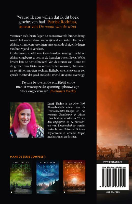 Godenslaap / Dromendochter-trilogie / 3 achterkant