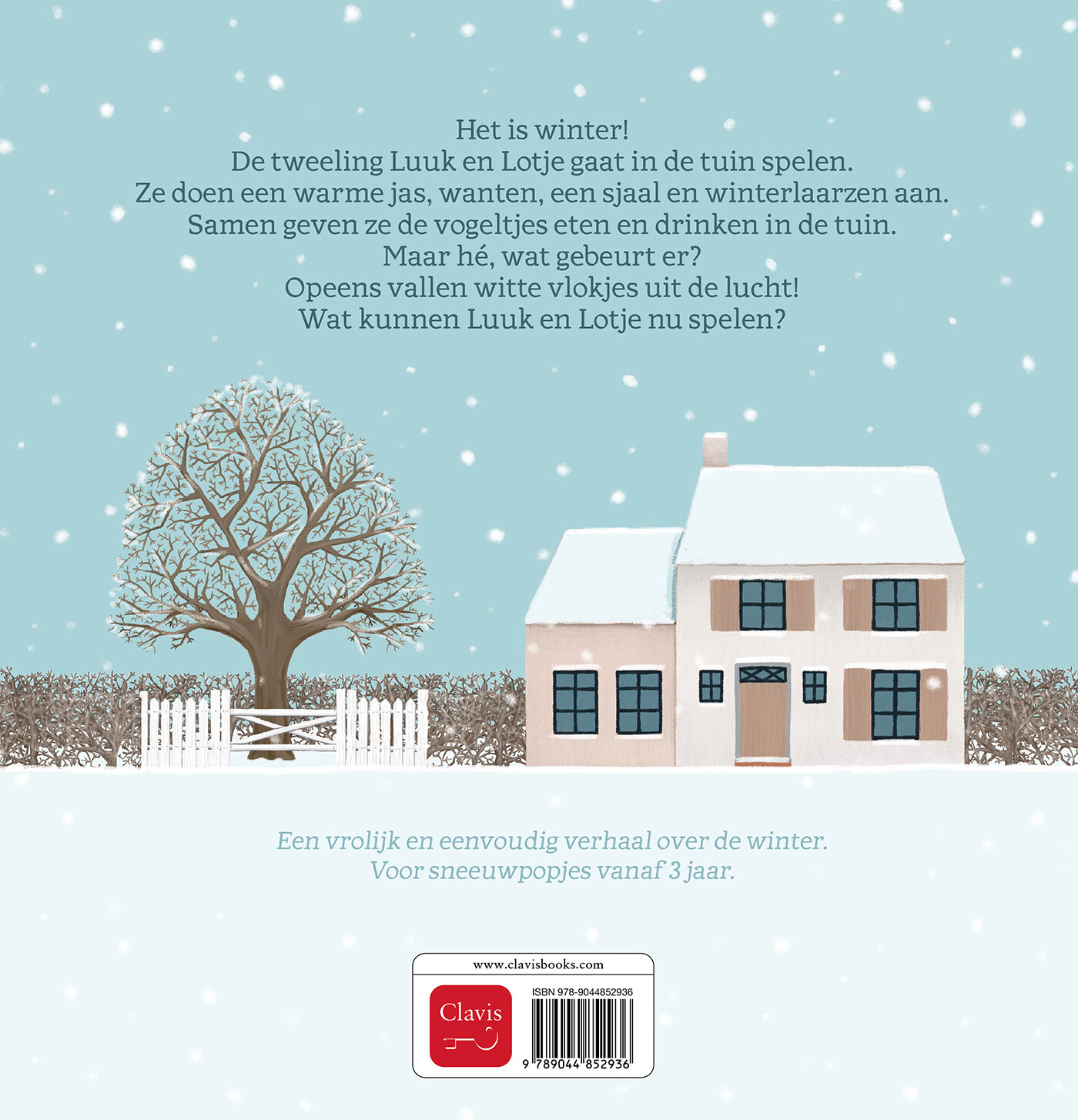 Het is winter! / Luuk en Lotje achterkant