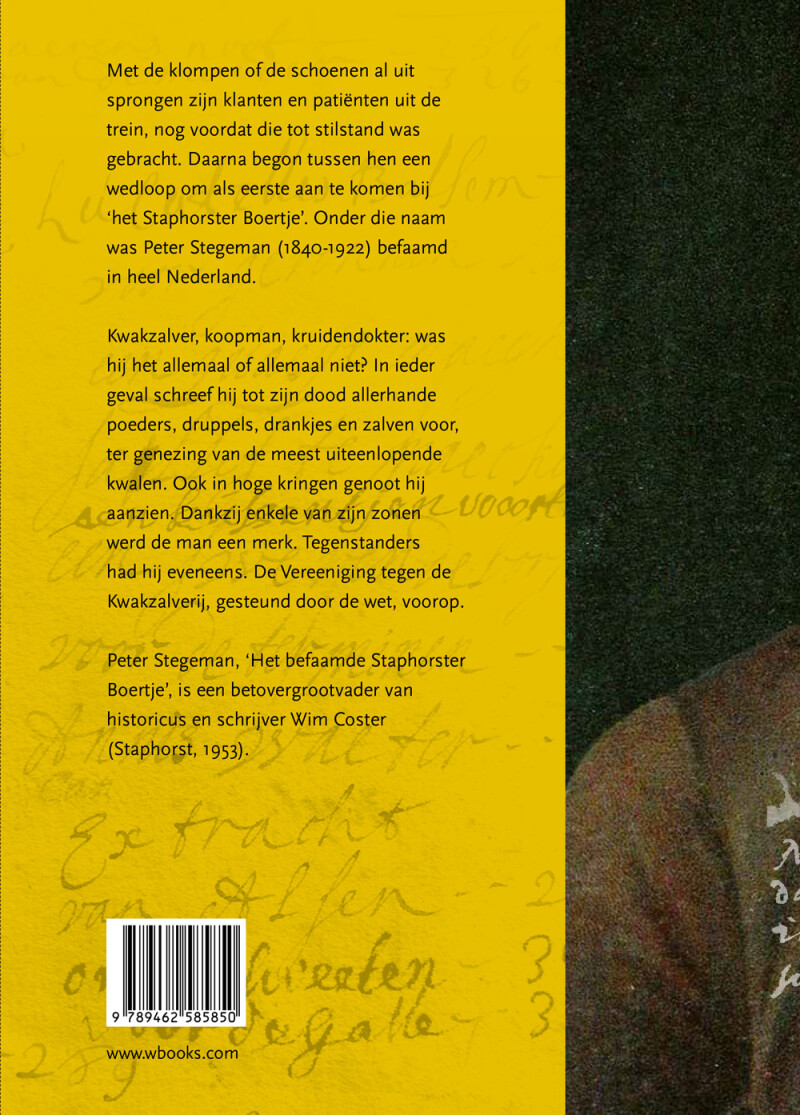 Het befaamde Staphorster Boertje achterkant