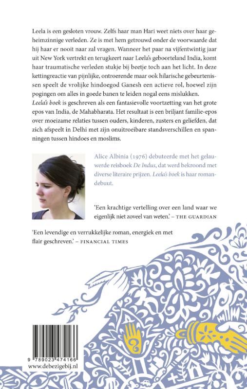 Leela's boek achterkant